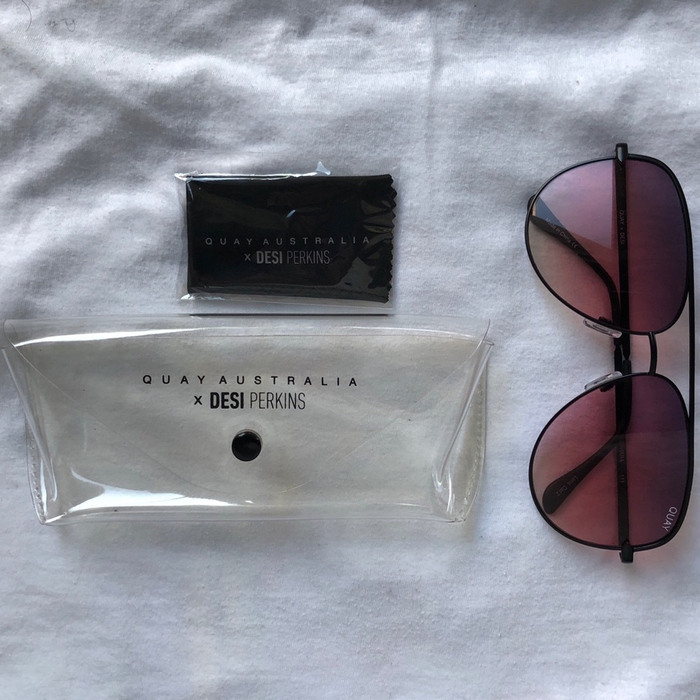 Quay Australia x Desi Perkins “Sahara” Purple/Pink